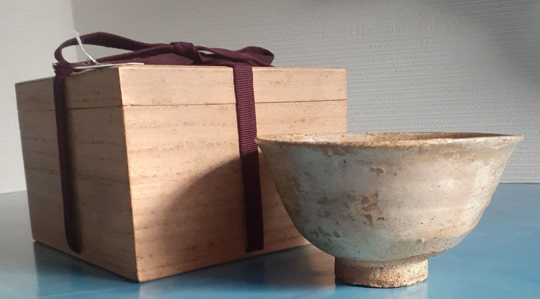 高麗茶碗　李朝初期～中期頃　伝世品　李朝茶碗　井戸茶碗　粉引茶碗　茶道具　茶器