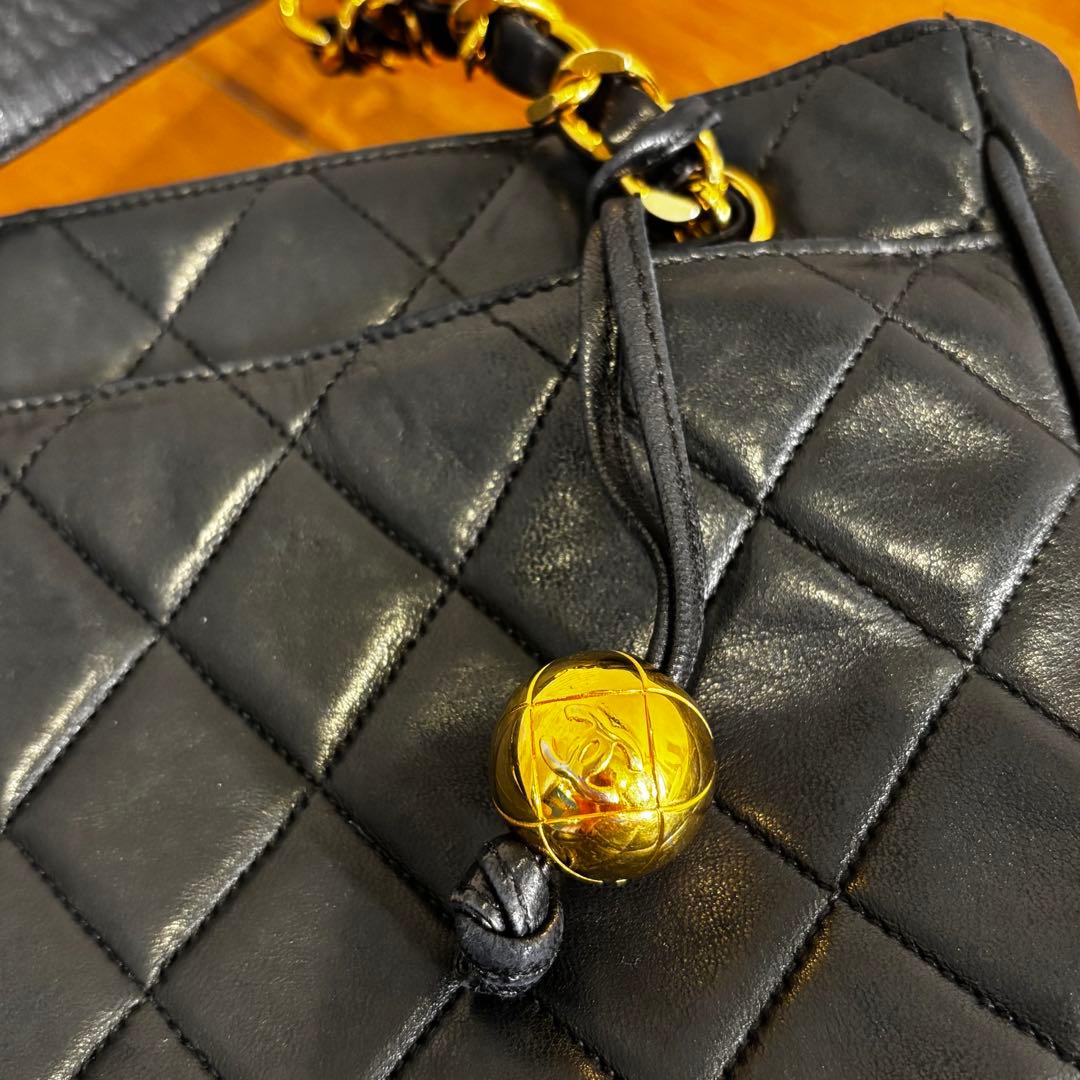 CHANEL シャネル マトラッセ チェーンショルダーバッグ ココボール