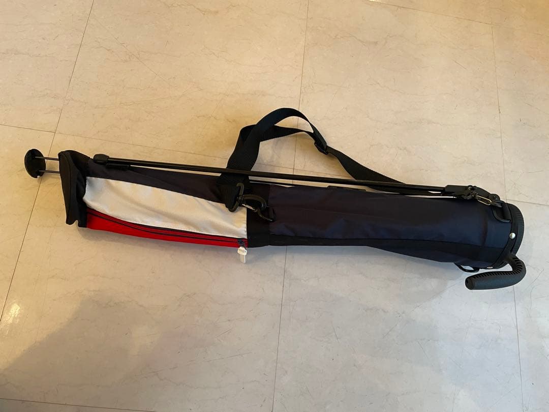   スタンドバッグ ネイビー/レッド