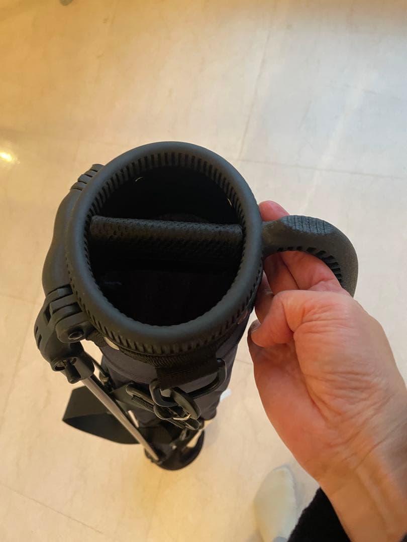   スタンドバッグ ネイビー/レッド