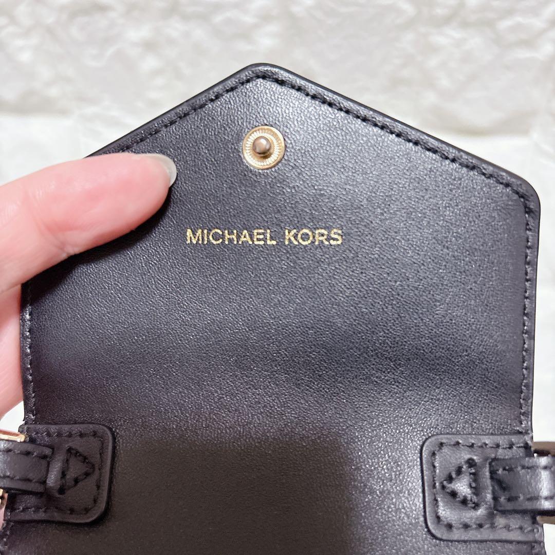 【期間限定値下げ！未使用級】MICHAEL KORSレザー ミニショルダーバッグ