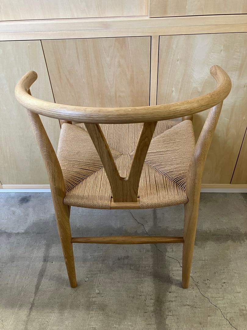 CH24 ワイチェア Yチェア オークオイルナチュラル 座面高45cm