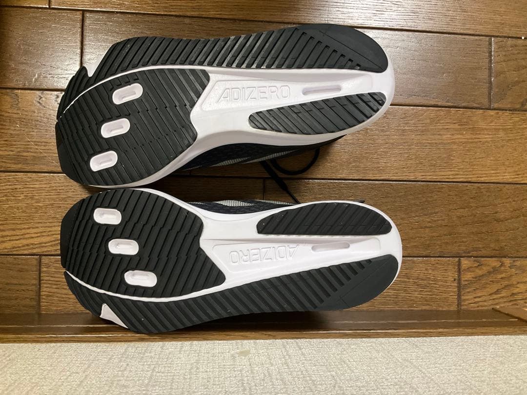 ADIZERO SL2 adidas ランニングシューズ　黒　メンズ　25.5