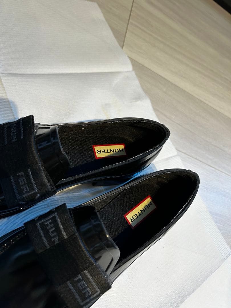 ハンター　レインシューズ　ローファー