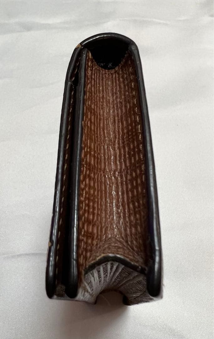 LOEWE(ロエベ) 型押しレザーカードケース(名刺入れ) メンズ/レディース