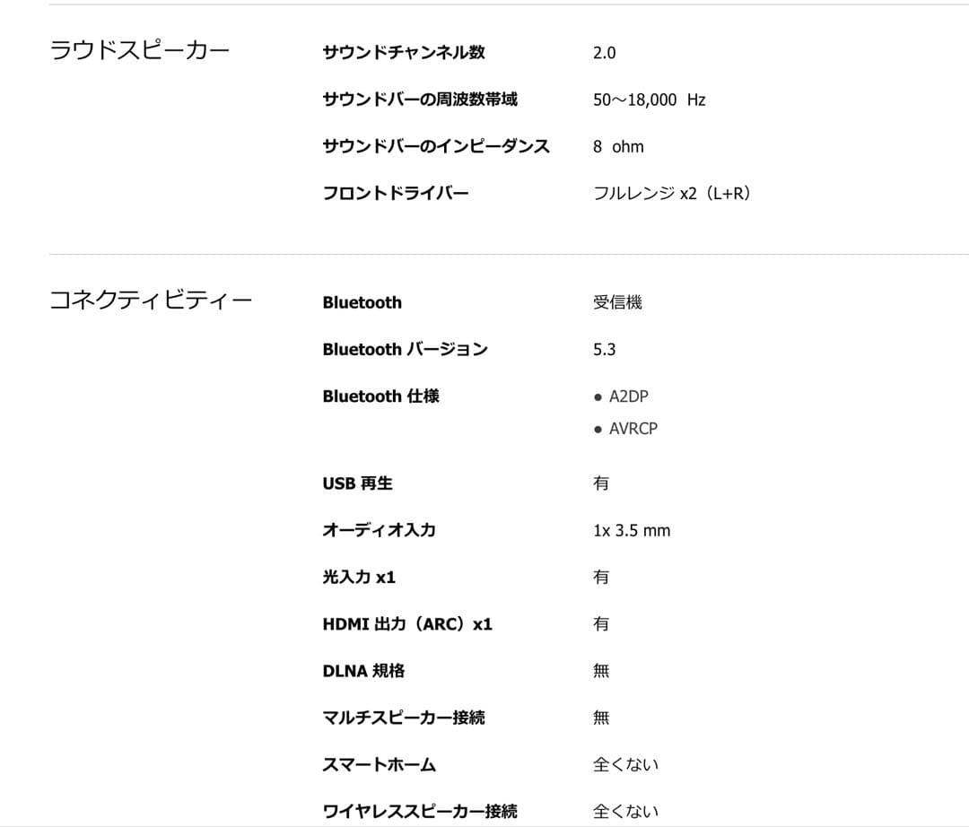 PHILIPS サウンドバー TAB4288/11 ブラック　未開封　新品