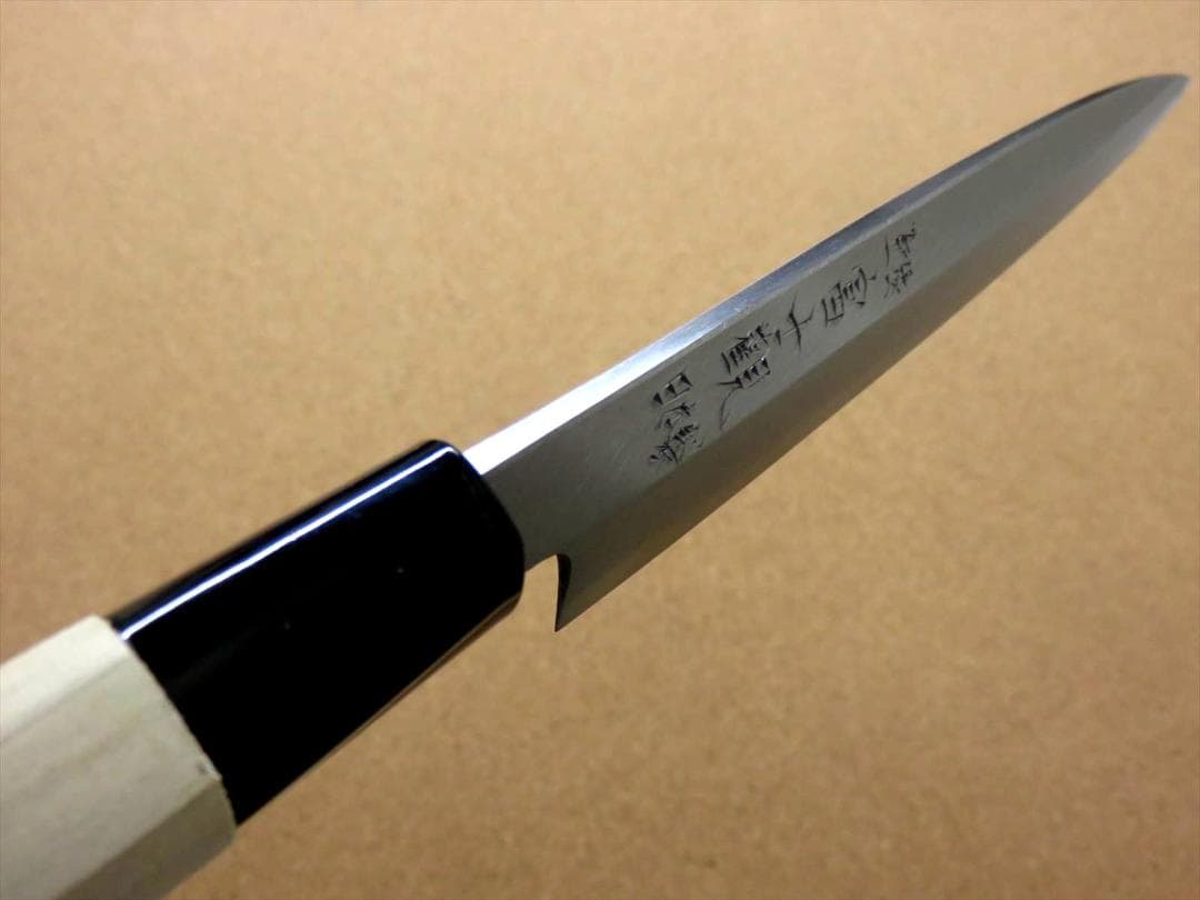 関の刃物 柳刃包丁 170mm SK5 軟鉄 片刃 右利き用 刺身包丁 朴の木