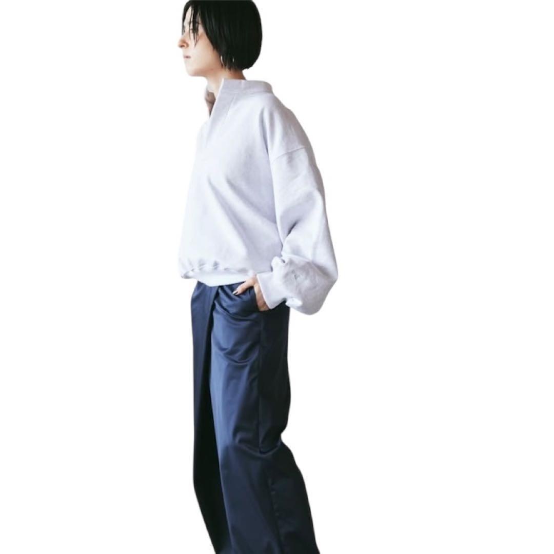 新品未使用As, エス Mockneck Sweat Pullover グレー