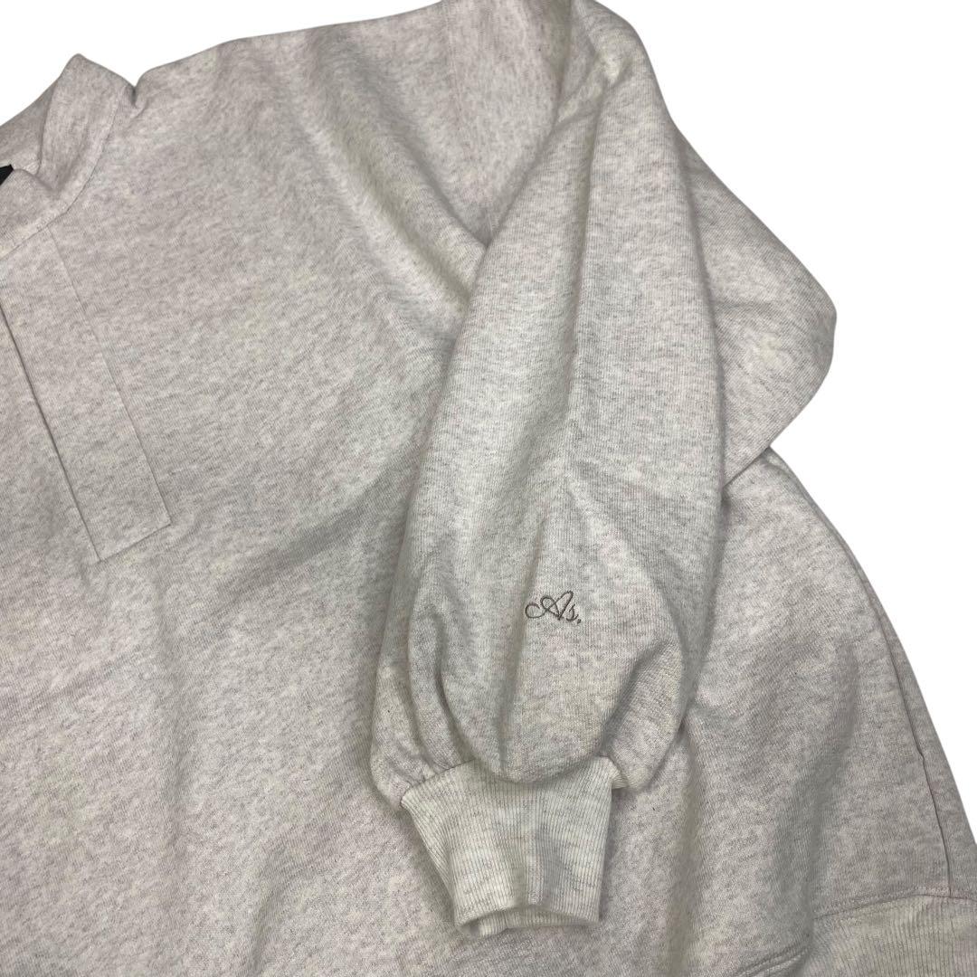 新品未使用As, エス Mockneck Sweat Pullover グレー