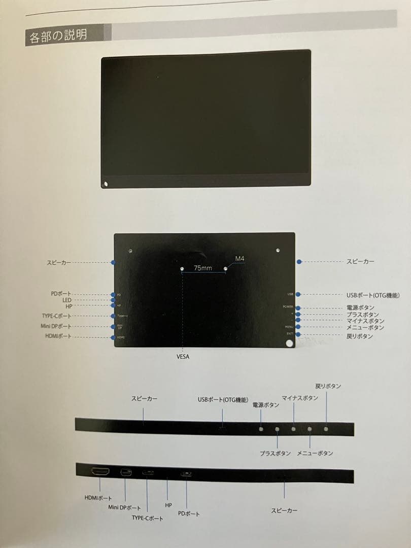 【新品未使用】　EVICIV 15.6 モバイルモニター