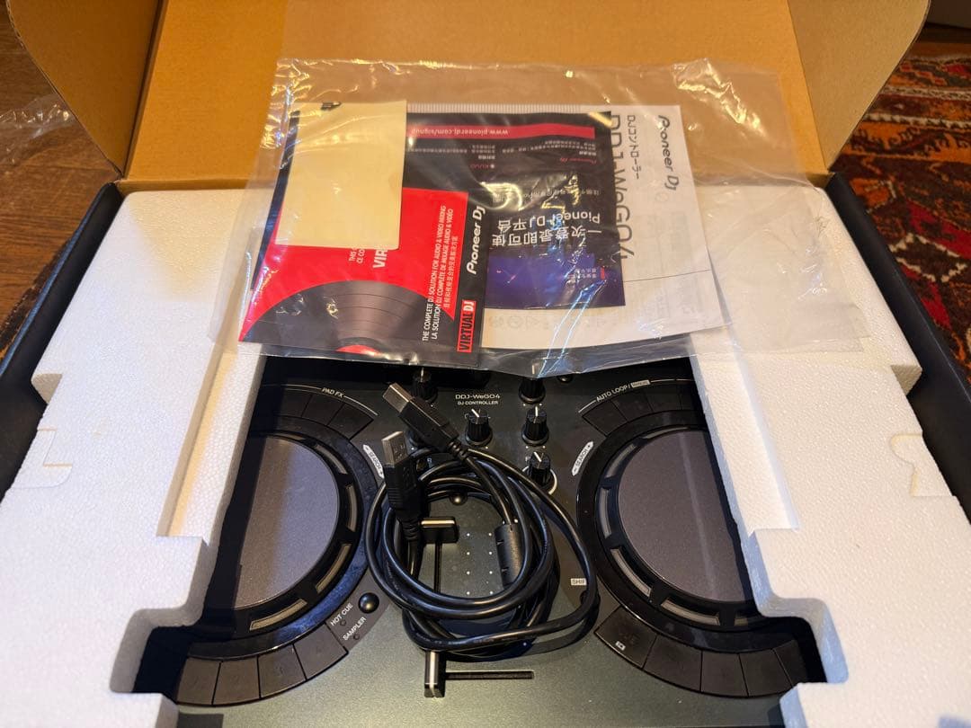 Pioneer DJコントローラー DDJ-WeGO4 ターンテーブル