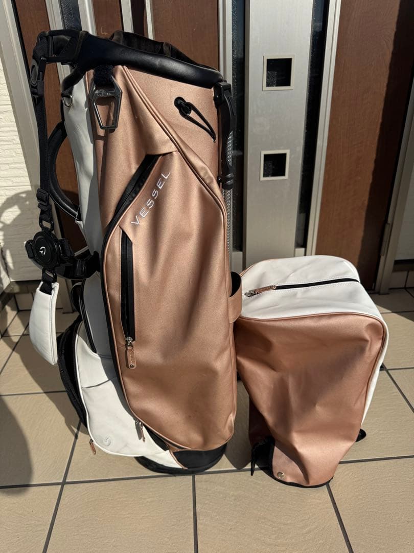希少カラー　美品　ベゼル　キャディバッグ　VESSEL PLAYER 3.0