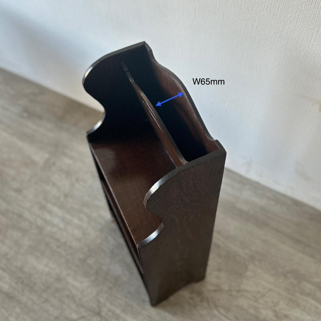 イギリス アンティーク家具 マガジンラック オーク材 1930年頃 936A