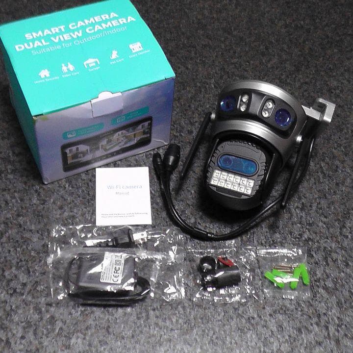 2000万画素 防犯カメラ 10xズーム WiFiカメラ 人物検知 スマホ通知