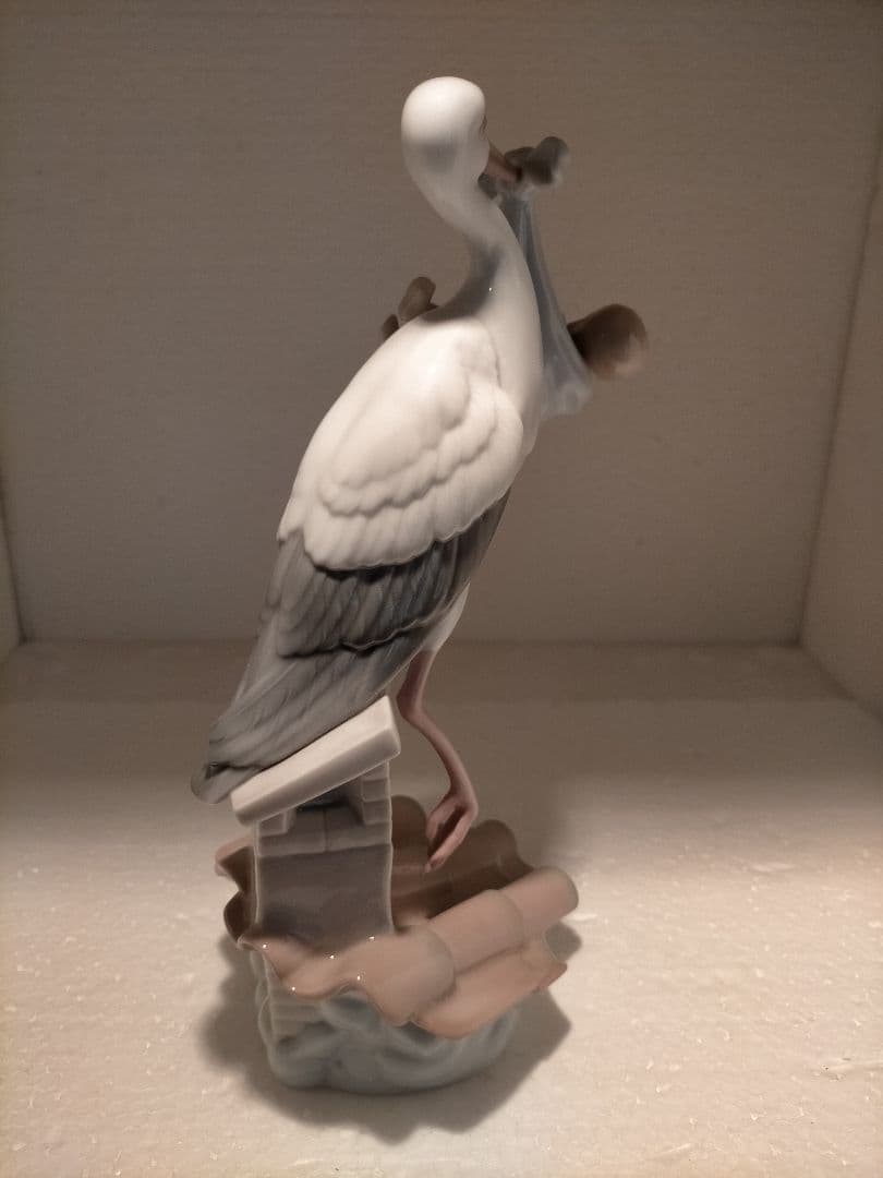 リヤドロ　lladro コウノトリの贈り物　男の子