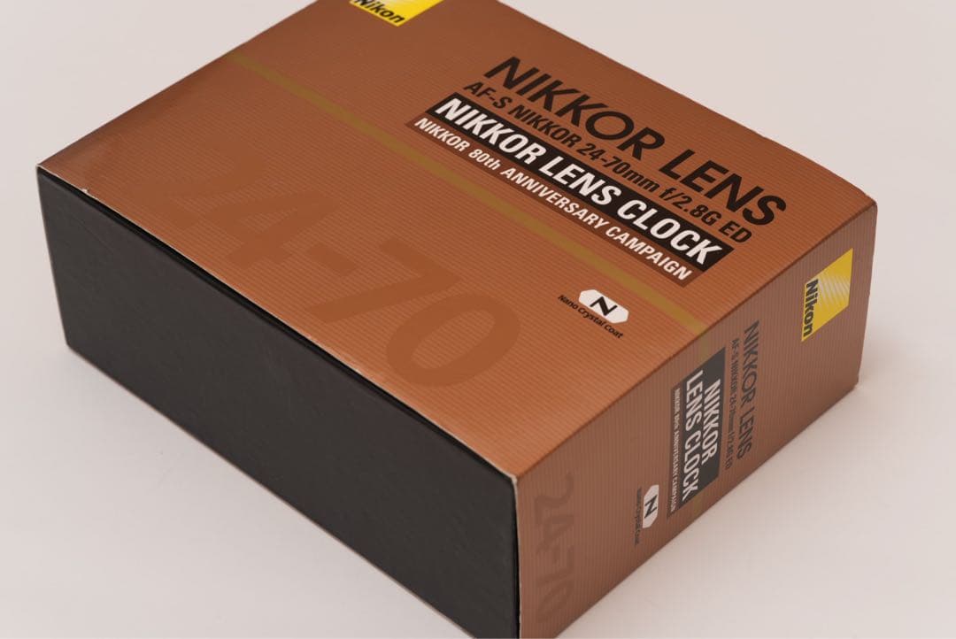 80周年記念オリジナル NIKKOR レンズクロック