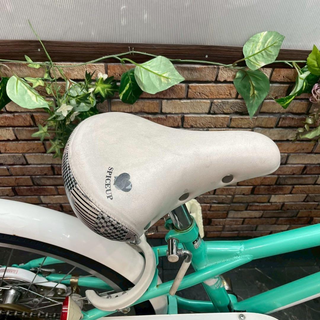 【108】子供用自転車 子供車 GIRLS LABO グリーン 22インチ