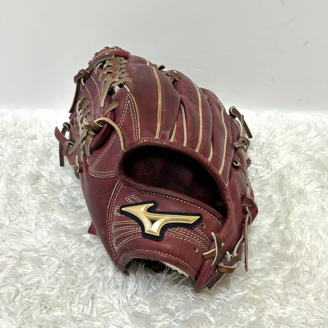 【美品】 ミズノ グローバルエリート QMLINE 左投げ 外野 良型 大人気