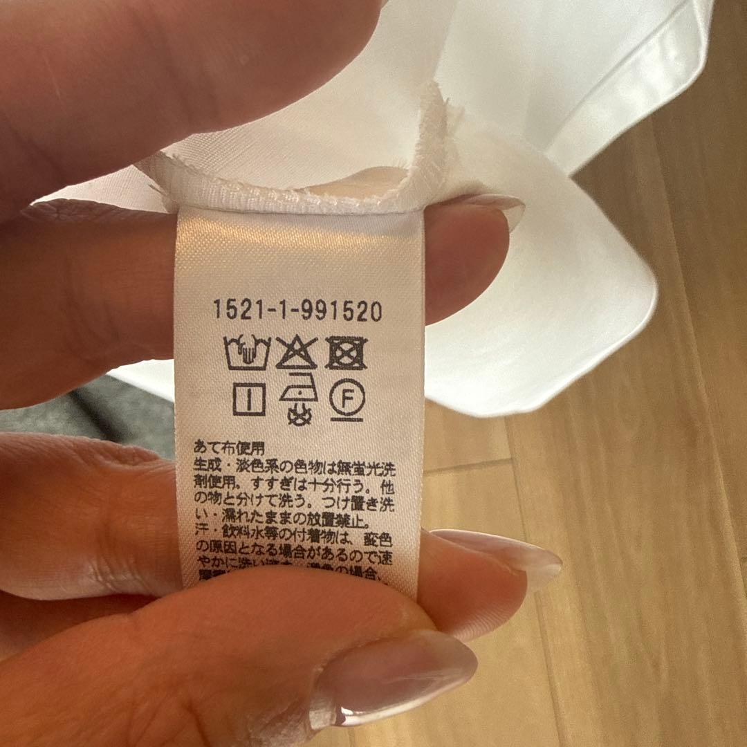 新品未使用♡ユナイテッドアローズ　レース付きホワイト長袖シャツ