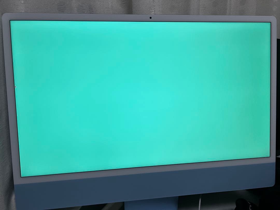 【美品】Apple iMac 24インチ ブルー M1 8コアCPU