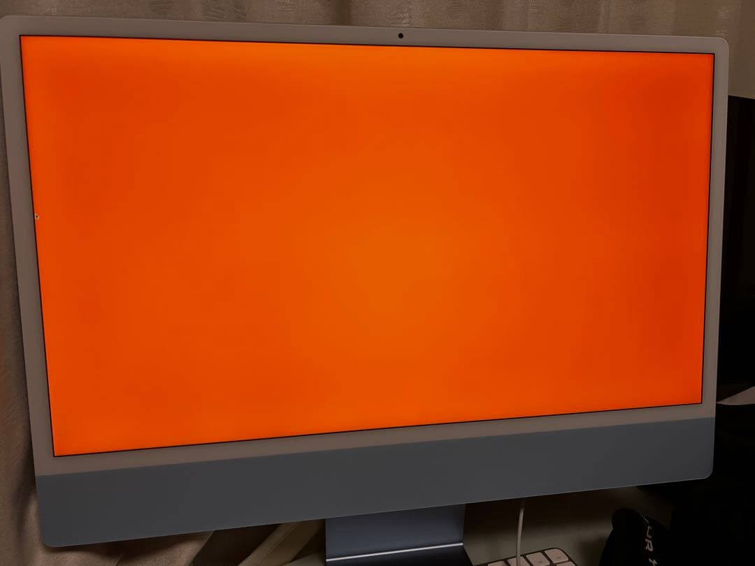 【美品】Apple iMac 24インチ ブルー M1 8コアCPU