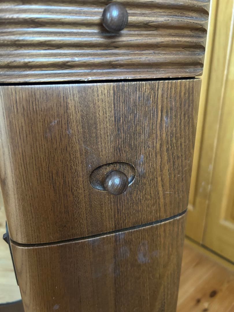 木製アンティークドレッサー・鏡台