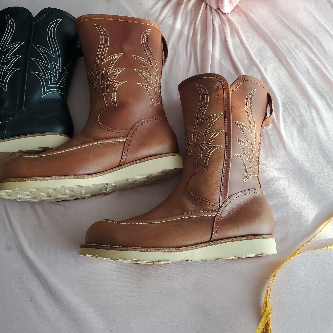 ウエスタンブーツ ブラック ブラウン 2色