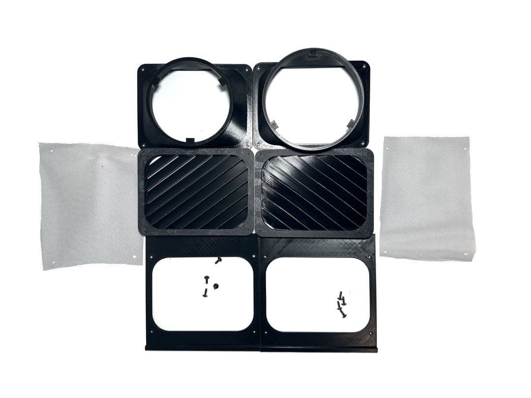 【大口径Ver】ECOFLOW WAVE2 WAVE3 自作排気吸気ダクト