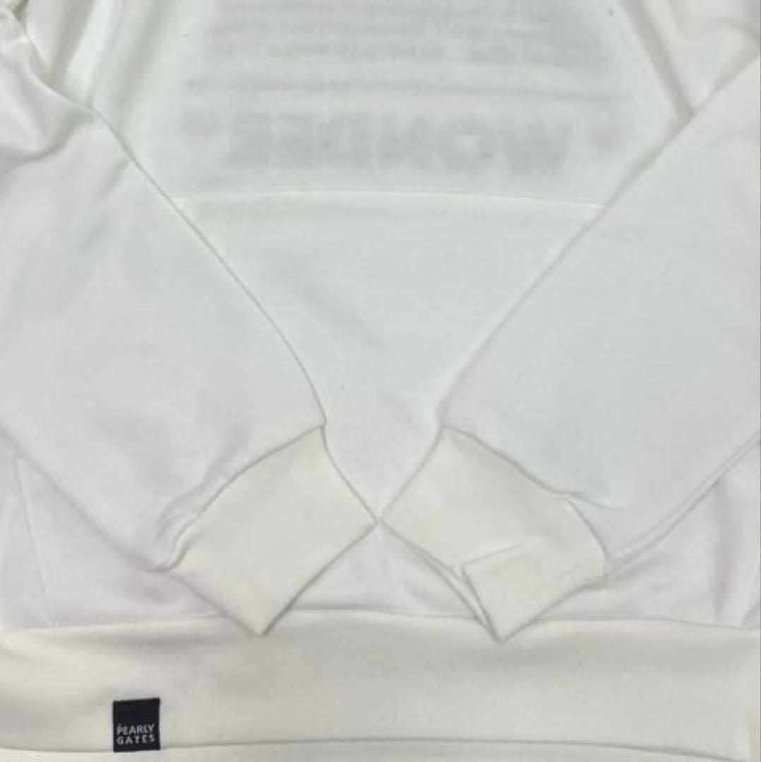 PEARLY GATES フード付きホワイトパーカー　サイズ2 Disney