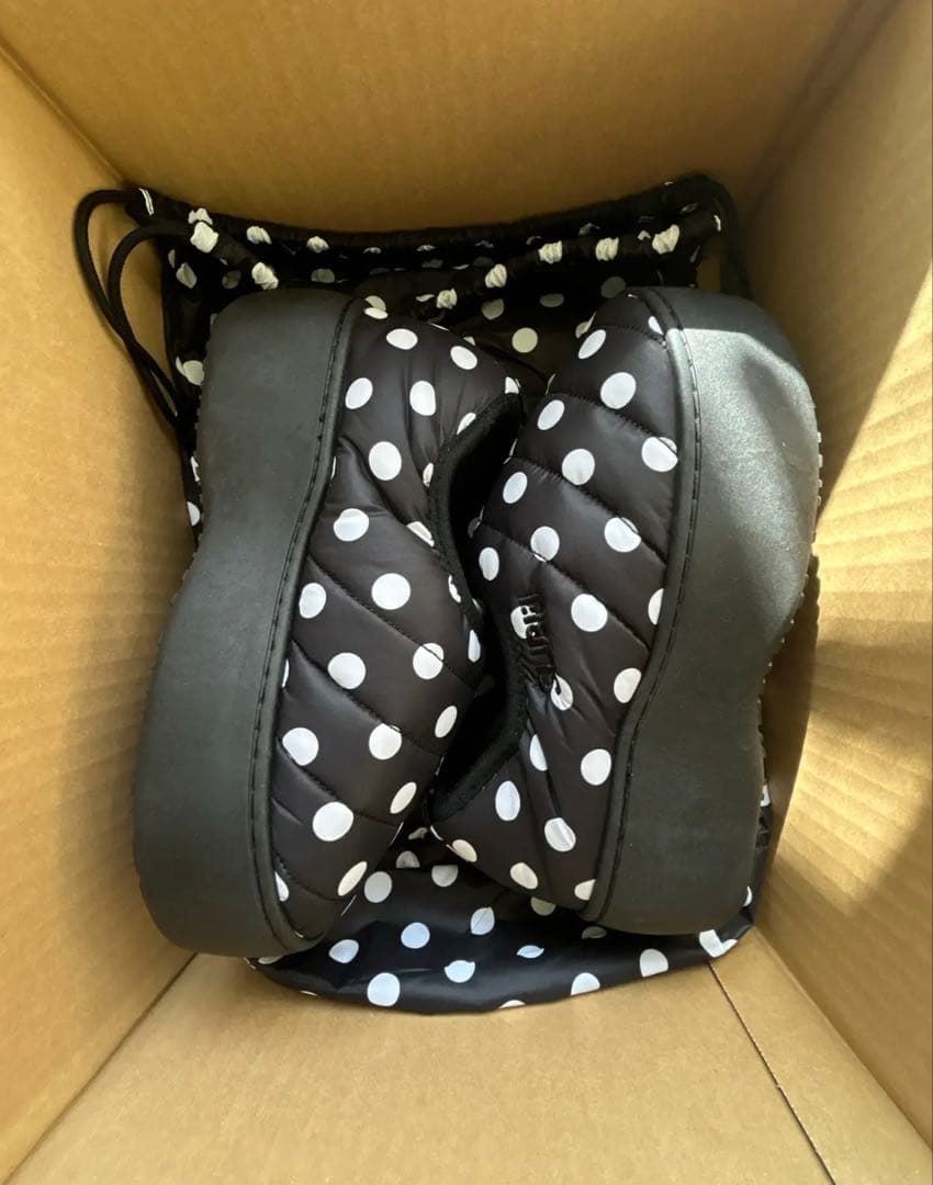 SUBU ドット厚底