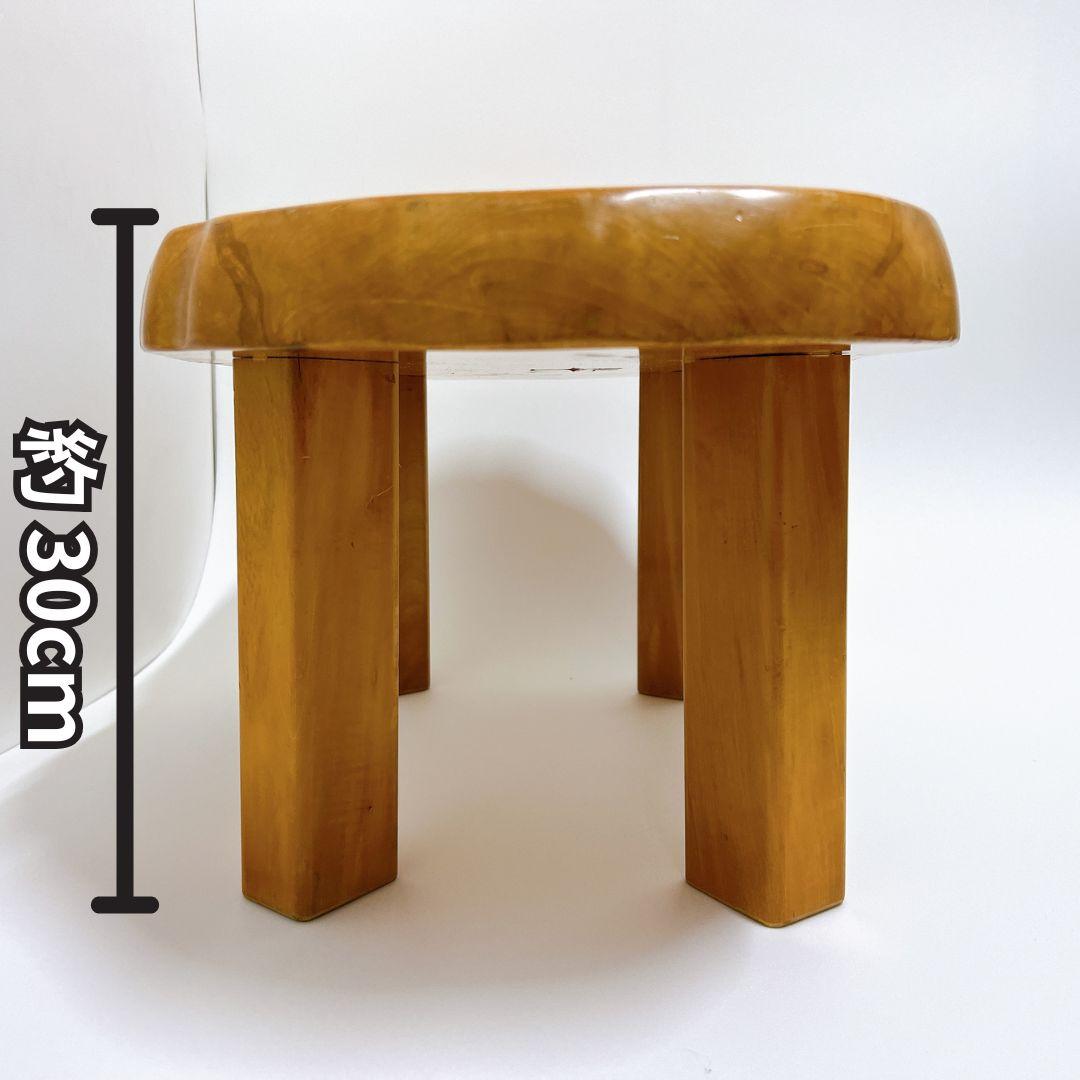 【良品✨送料無料】天然木 一枚板 座卓 ローテーブル 無垢材 68×37cm