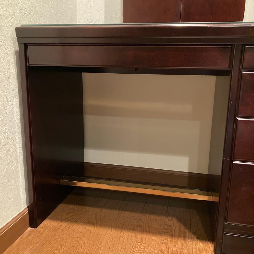 【今月中お値引き価格・希少品】三面鏡ドレッサー・高級漆家具（モリシゲ）&椅子