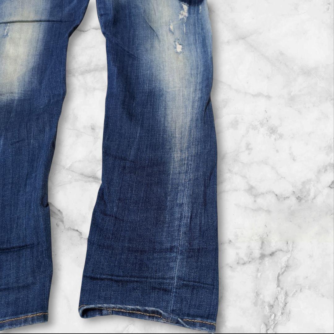 希少✨ディースクエアード sexy twist jean デニム 緑パッチ 52