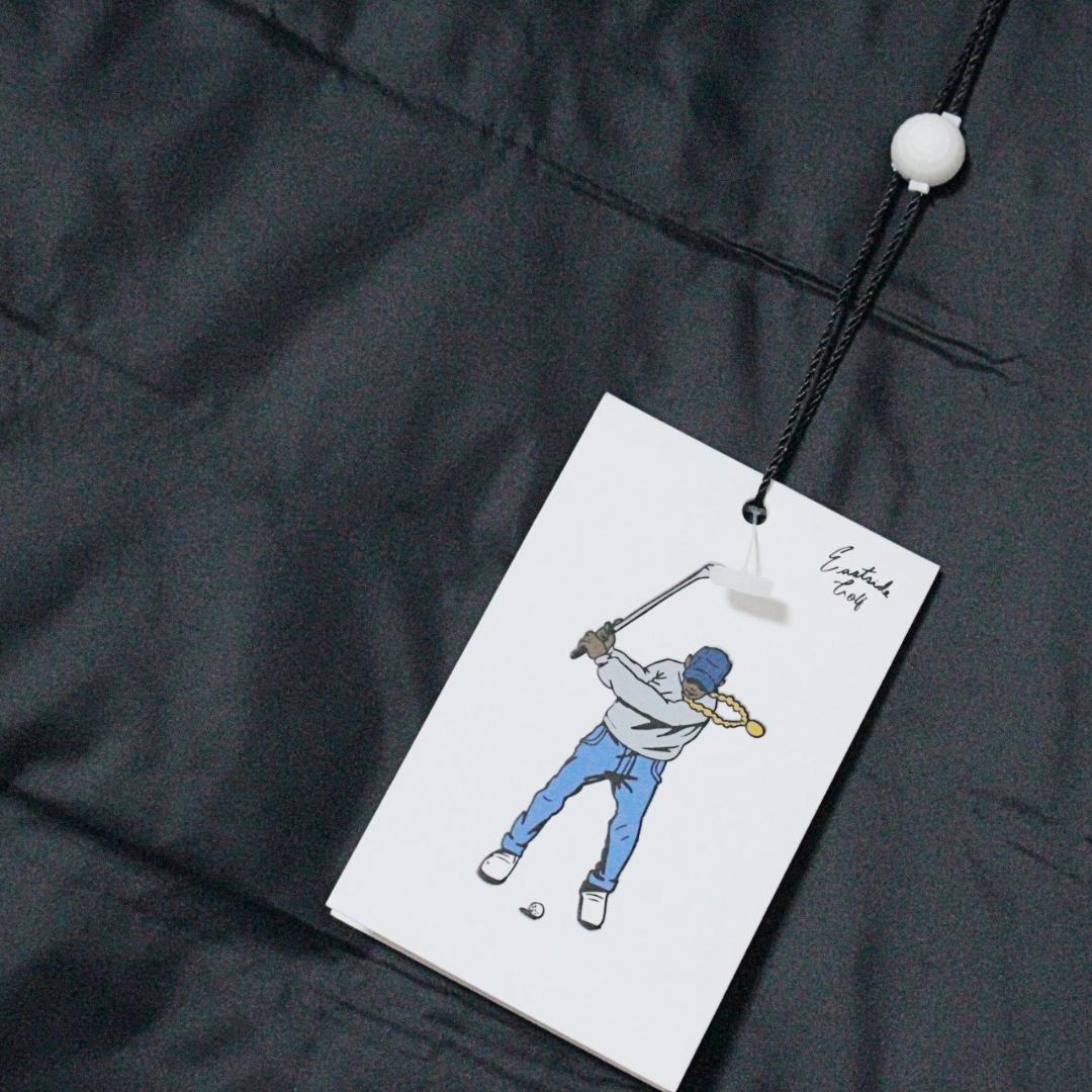 新品 イーストサイドゴルフ ジップアップ パーカーベスト Lサイズ 紺