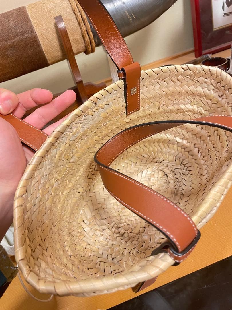 ロエベ　LOEWE バスケットバッグ　カゴバッグ スモール　ハンドバッグ