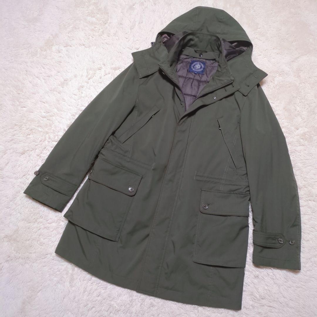 極美品！J.PRESS　ロングモッズコート　LLサイズ　ライナー付き　カーキ