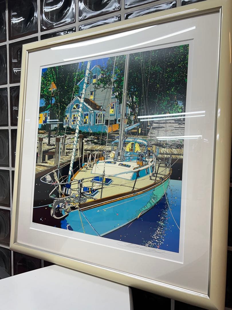 鈴木英人　「果てしなき君の旅」 シルクスクリーン　サイン入り　ED134/200