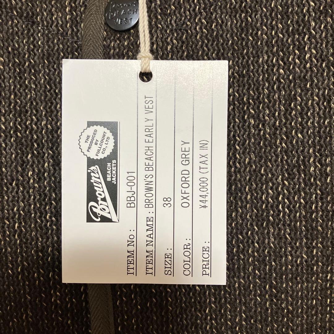 トップス FULLCOUNT BROWN'S BEACH EARLY VEST