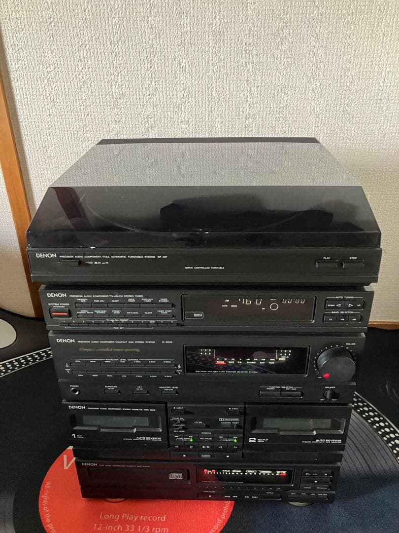 昭和レトロ　バブル世代ステレオ　DENON ／現状品/ジャンク品扱い