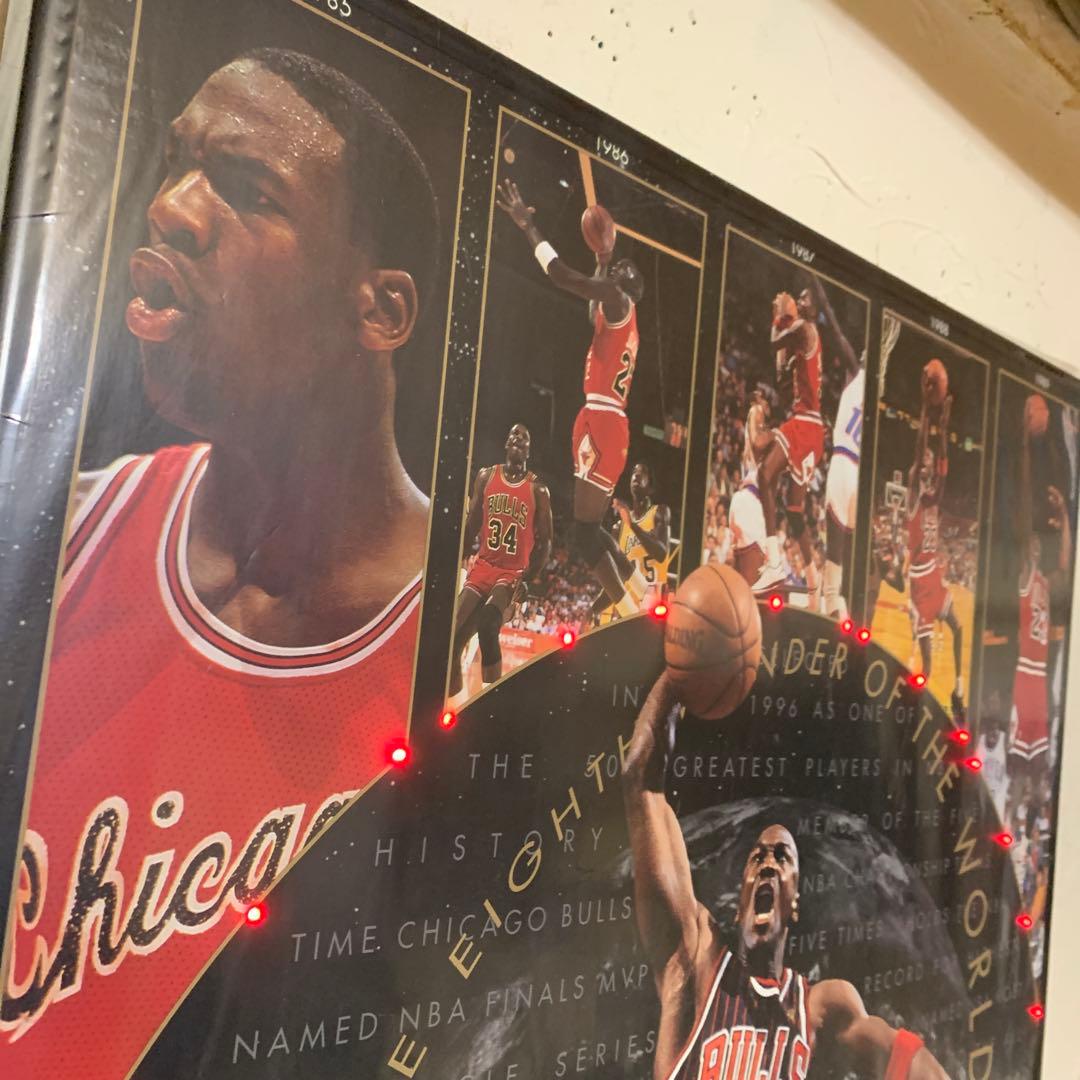 シカゴブルズ　電飾アートパネル　在庫あ