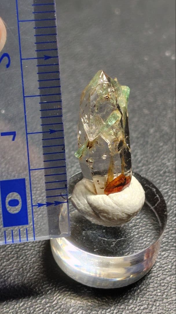 エメラルド・インクルージョン水晶　アフガニスタン産　1071