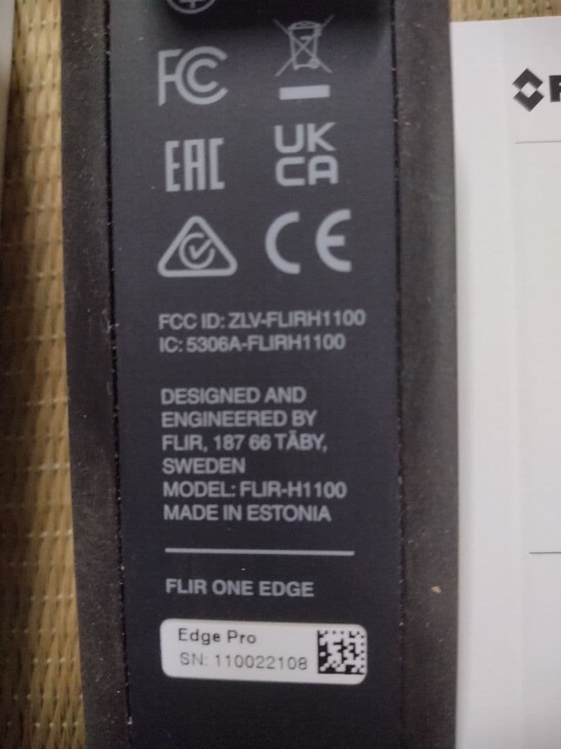 訳あり品FLIR ONE Edge Pro 赤外線サーモグラフィ