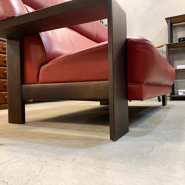 ciel様　カリモクチターノのダンテレザーアームソファ2シーター