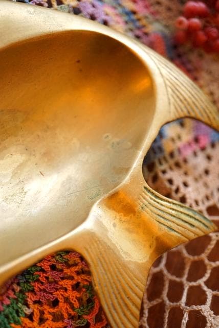 VINTAGE FISH ASHTRAY 真鍮 ヴィンテージ 熱帯魚