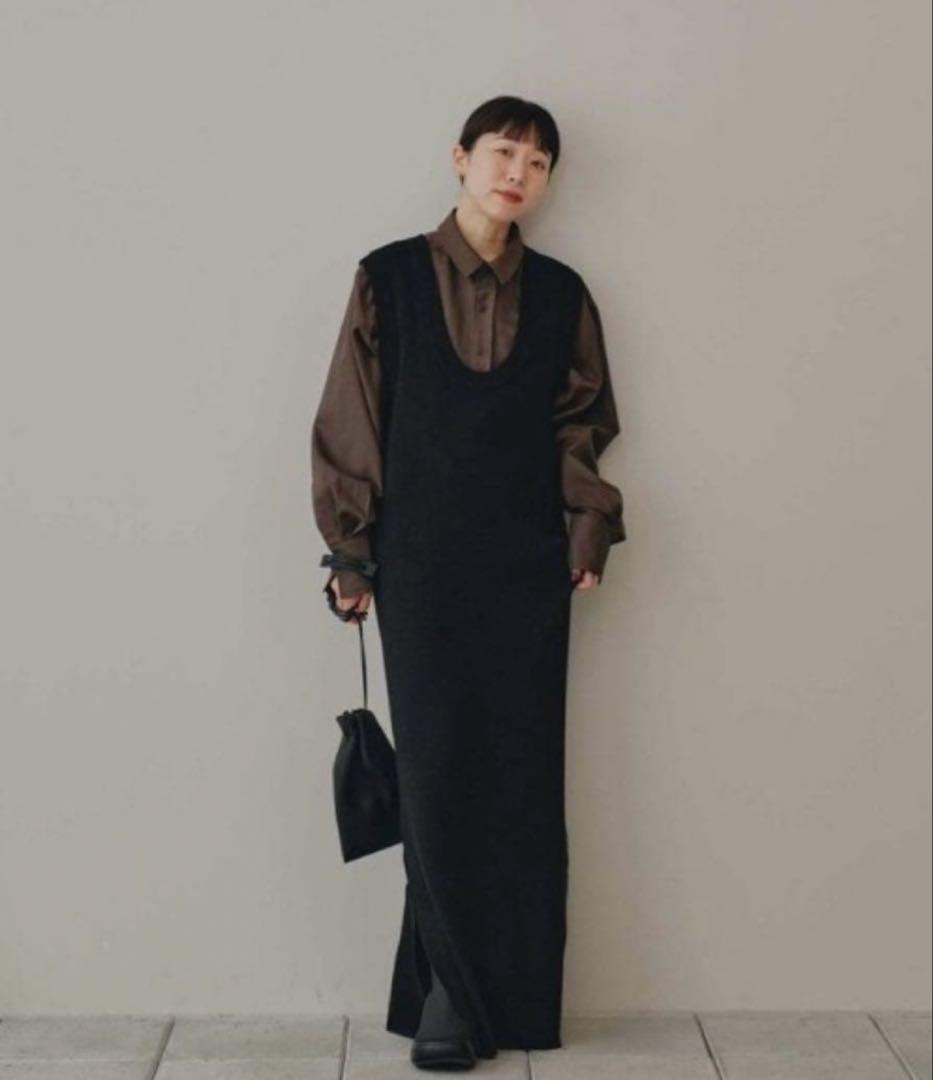 ⭐️美品⭐️ free sizeトゥデイフル　ウエストタックシャツ　ブラウン