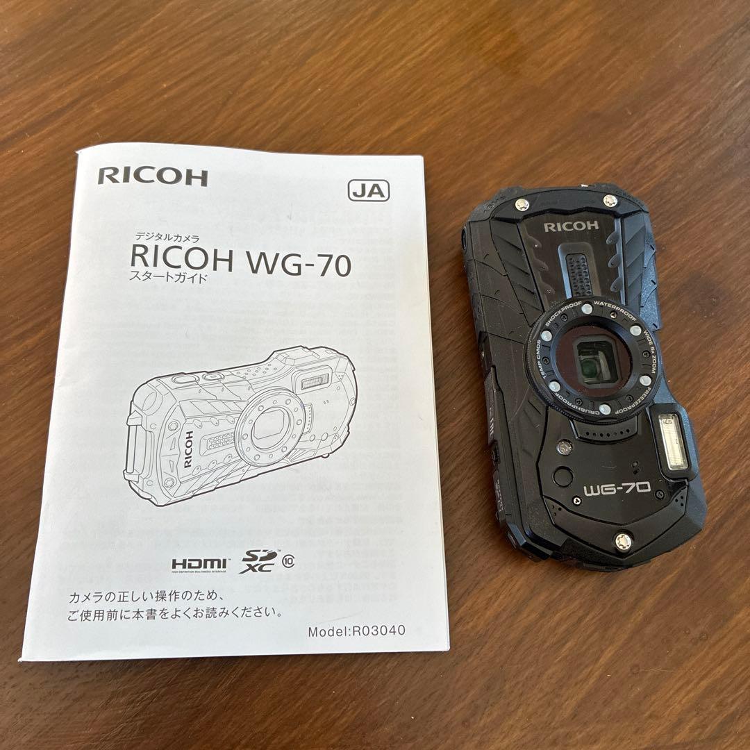 RICOH WG-70 デジタルカメラ 動作確認済！