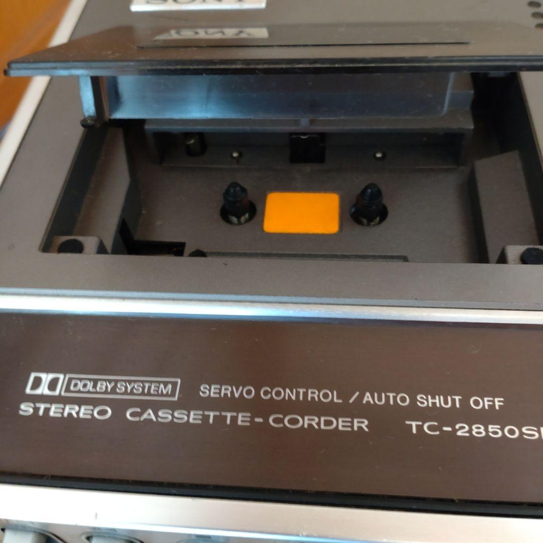 SONY TC-2850SD ステレオカセットデッキ　「ジャンク品」