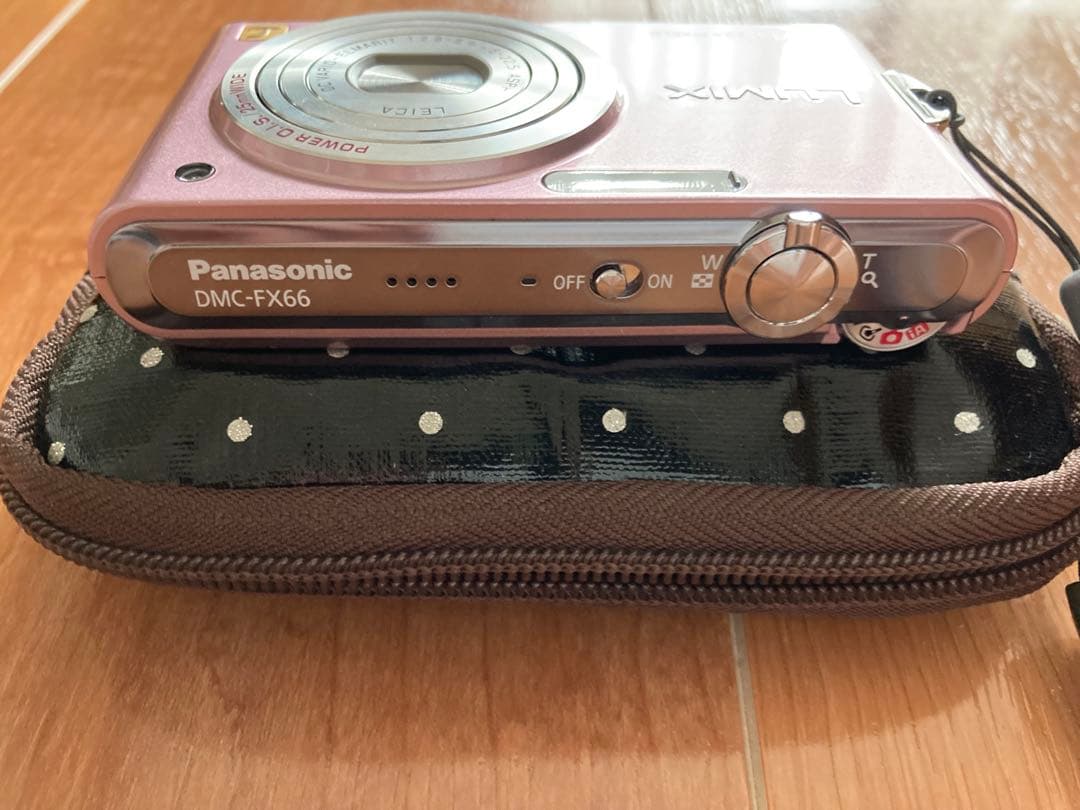 Panasonic LUMIX DMC-FX66 デジカメ ピンク 専用ケース付