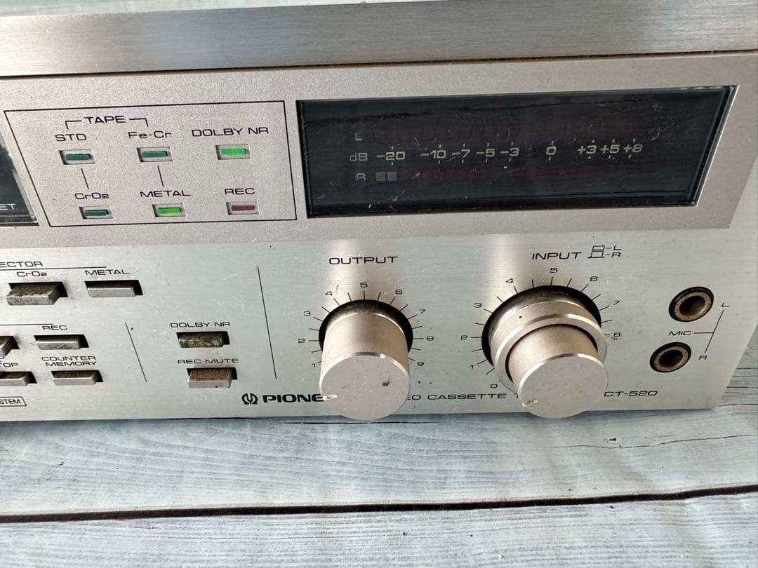 パイオニアステレオカセットデッキ「CT-520」(H16)