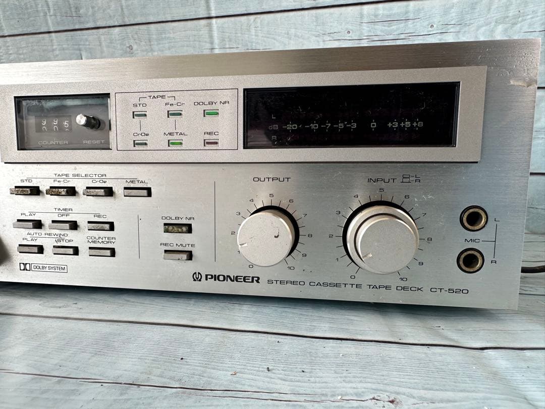 パイオニアステレオカセットデッキ「CT-520」(H16)